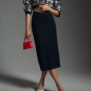 Anthropologie Maeve Back-Slit Pencil Skirt